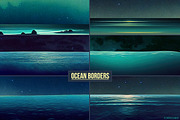 Ocean Border Clipart, Waves Clip Art, an Illustration by Paper Element (Thumbnail 7 of 7)