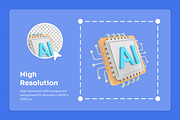 Robotics Automation 3D Icons Pack, a Technology Illustration by twinstd (Thumbnail 3 of 7)