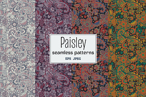 Paisley Seamless Patterns