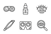 Bundles Set Optical Store Icons, an Outline Icon by adenpinkstore (Thumbnail 8 of 44)