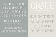 GRATTE Ligature Serif Font, a Serif Font by Humaira_std (Thumbnail 7 of 10)