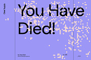 You Have Died!, an Object Graphic by Clear Supply (Thumbnail 1 of 13)