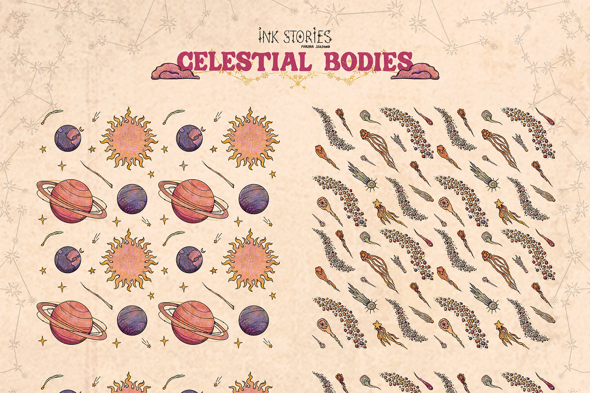 Celestial Bodies, an Object Illustration by Ink Stories (Photo 17 of 23)