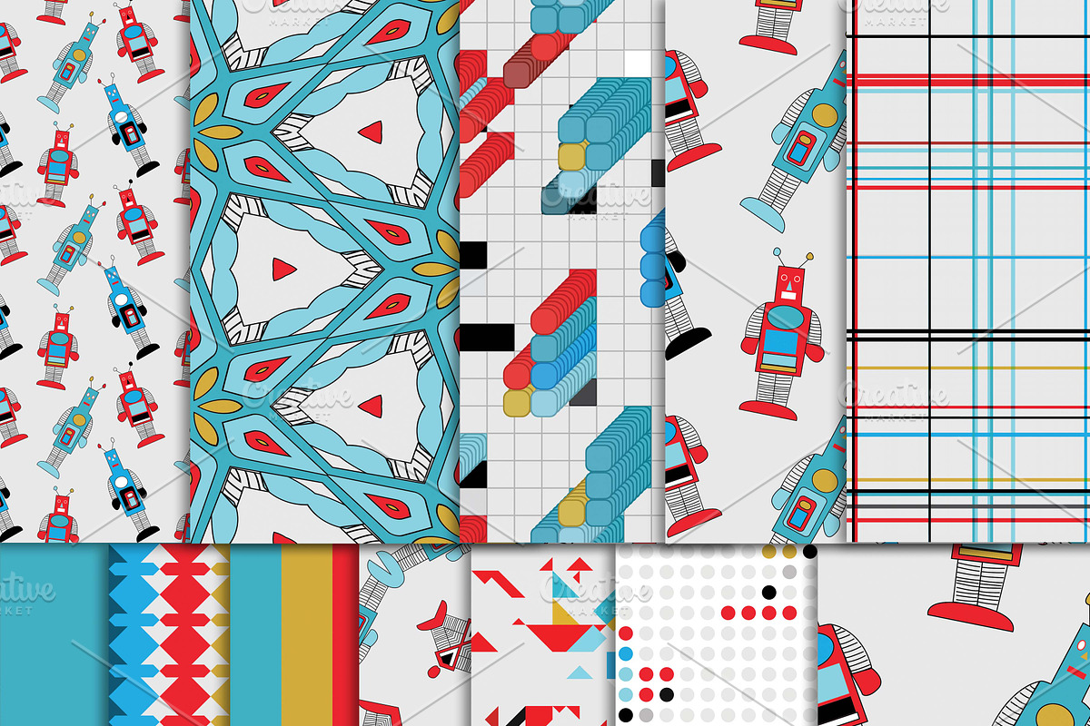 Robot Paper pack Digital