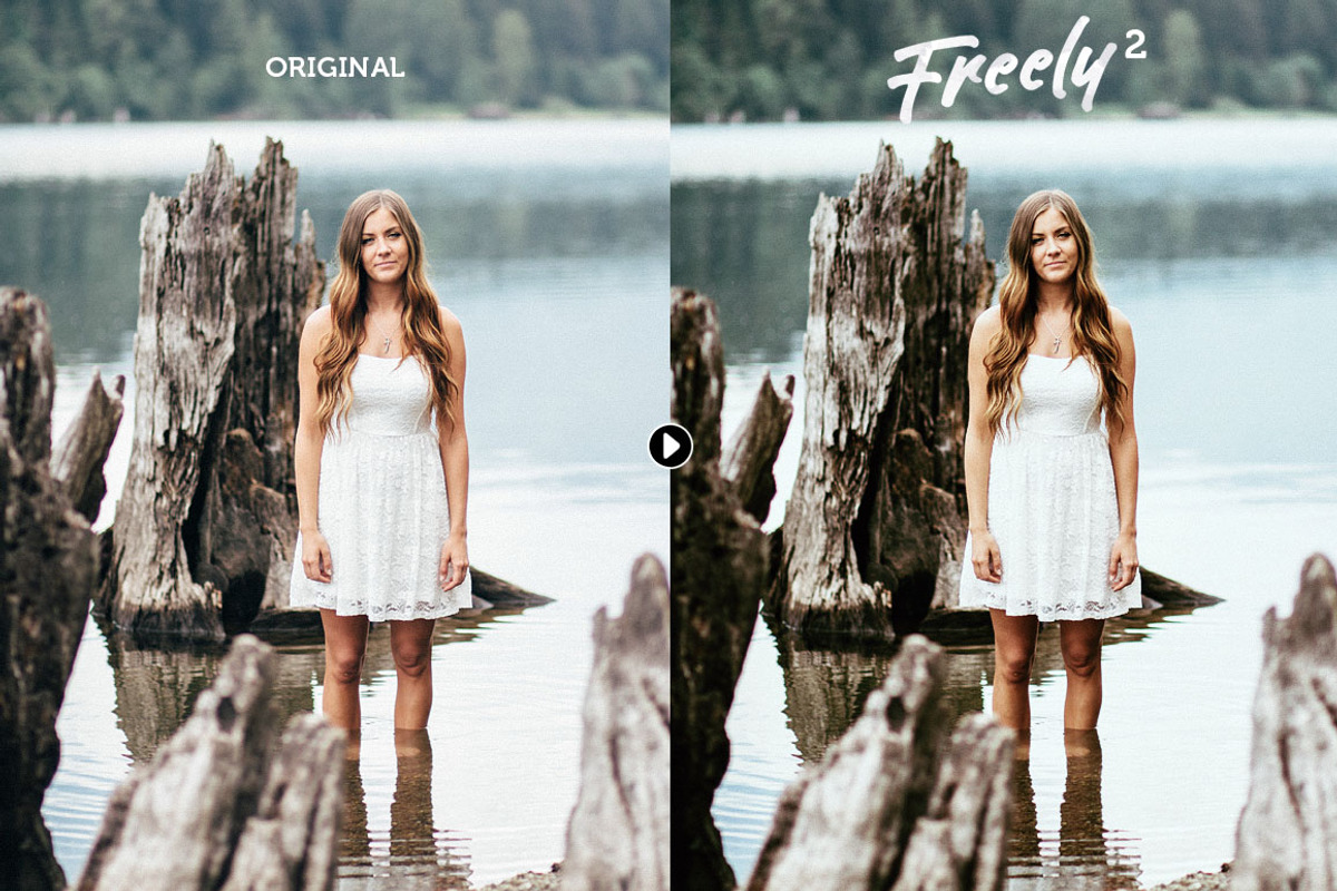 Freely Portrait Photoshop Actions, an Action Add-On by Presetrain Co. (Photo 3 of 7)