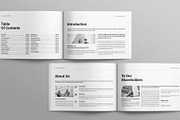 Annual Report Template Landscape, a Brochure Template by Work-Envance (Thumbnail 2 of 9)