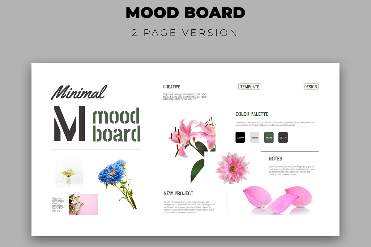 Creative Mood Board Template preview 2