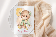 Vintage Teddy Bear illustration, an Animal Illustration by RivusArt (Thumbnail 4 of 7)