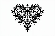 Floral Heart Silhouette Set, an Illustration by Gfx_Store (Thumbnail 2 of 21)