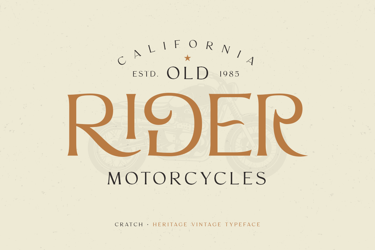 CRATCH - Heritage Vintage Typeface, a Serif Font by Sensatype (Photo 3 of 23)