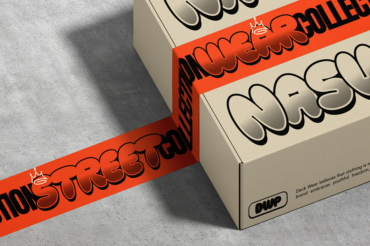 Flukin - Bubble Balloon Graffiti, a Sans Serif Font by Typia Nesia (Photo 8 of 13)