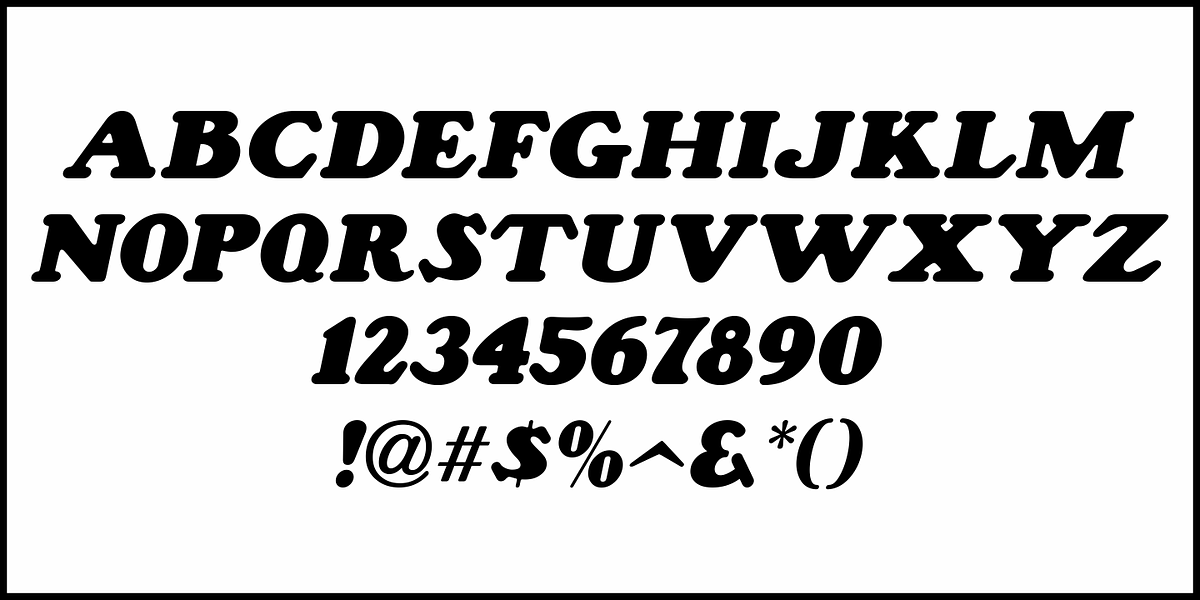 Extra Bold Nouveau, a Serif Font by Jeff Levine Fonts (Photo 5 of 5)