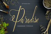 Paradise, a Script Font by Heroglyphs Studio (Thumbnail 1 of 7)
