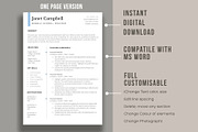 Resume Template word | Educator CV, a Resume Template by aivos (Thumbnail 2 of 7)