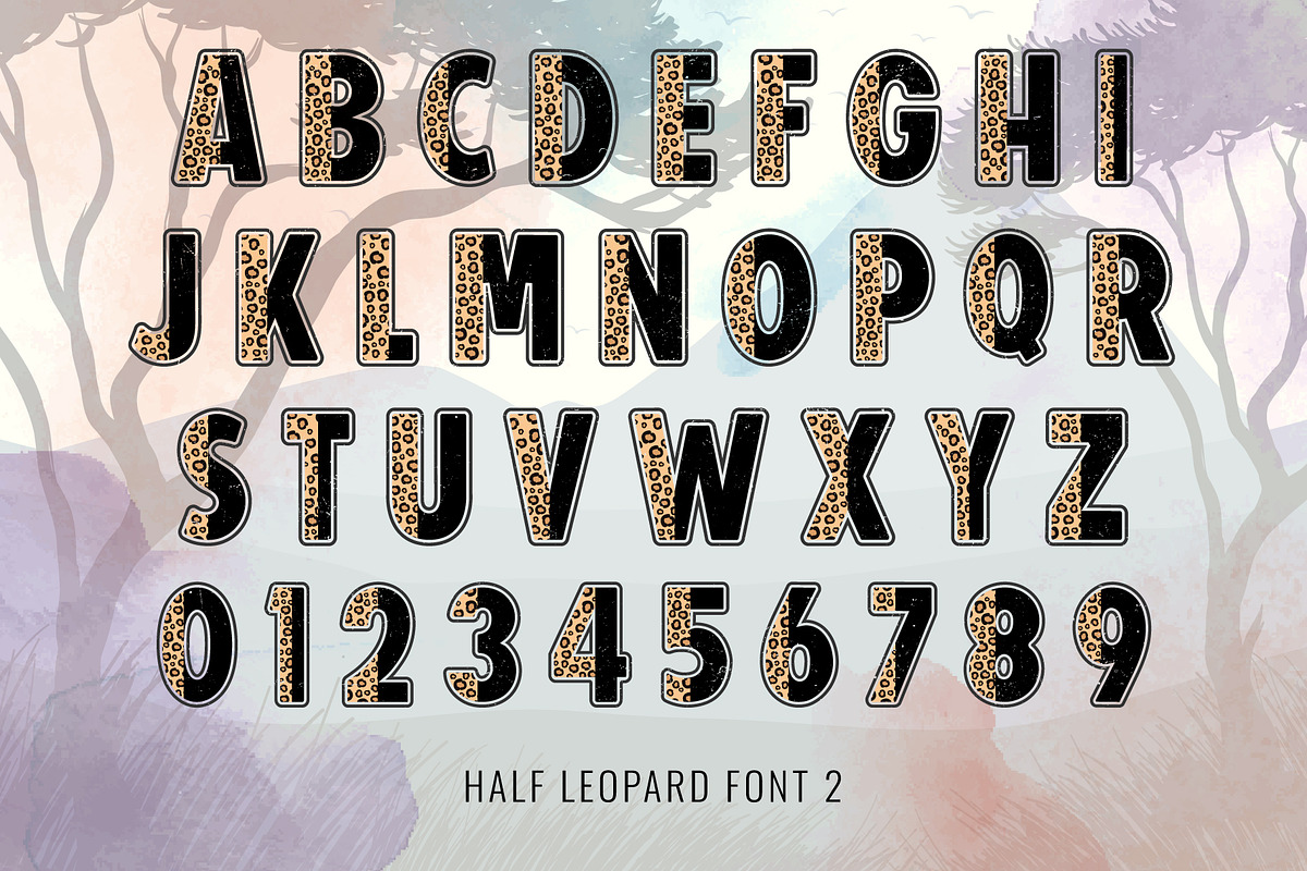Half Leopard Font, a Symbol Font by Font Craft Studio (Photo 5 of 6)
