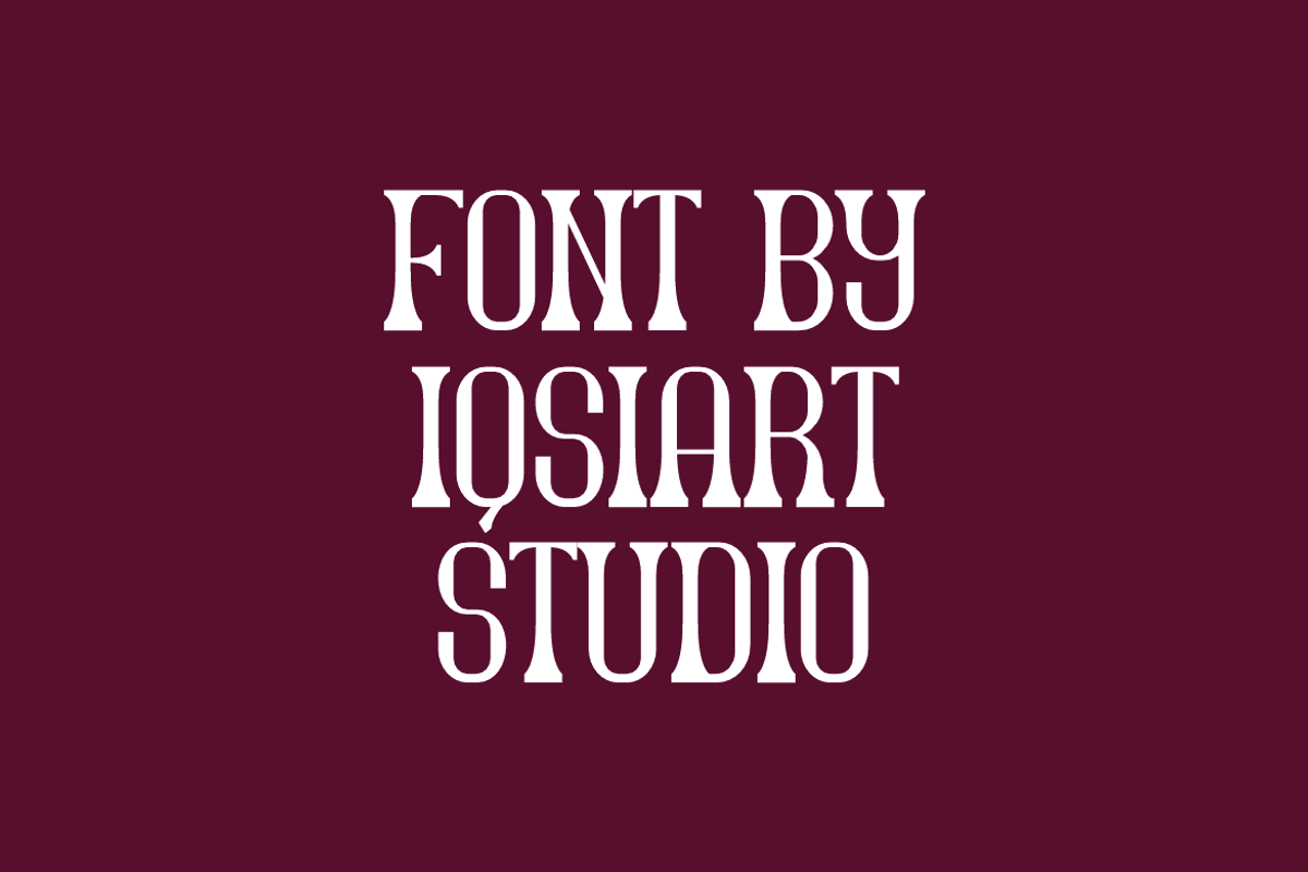 Daxokur - Retro Serif Font, a Slab Serif Font by Iqsiart Studio (Photo 4 of 7)