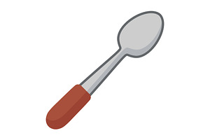 Spoon Illustration Icon, an Icon by Pexelpy