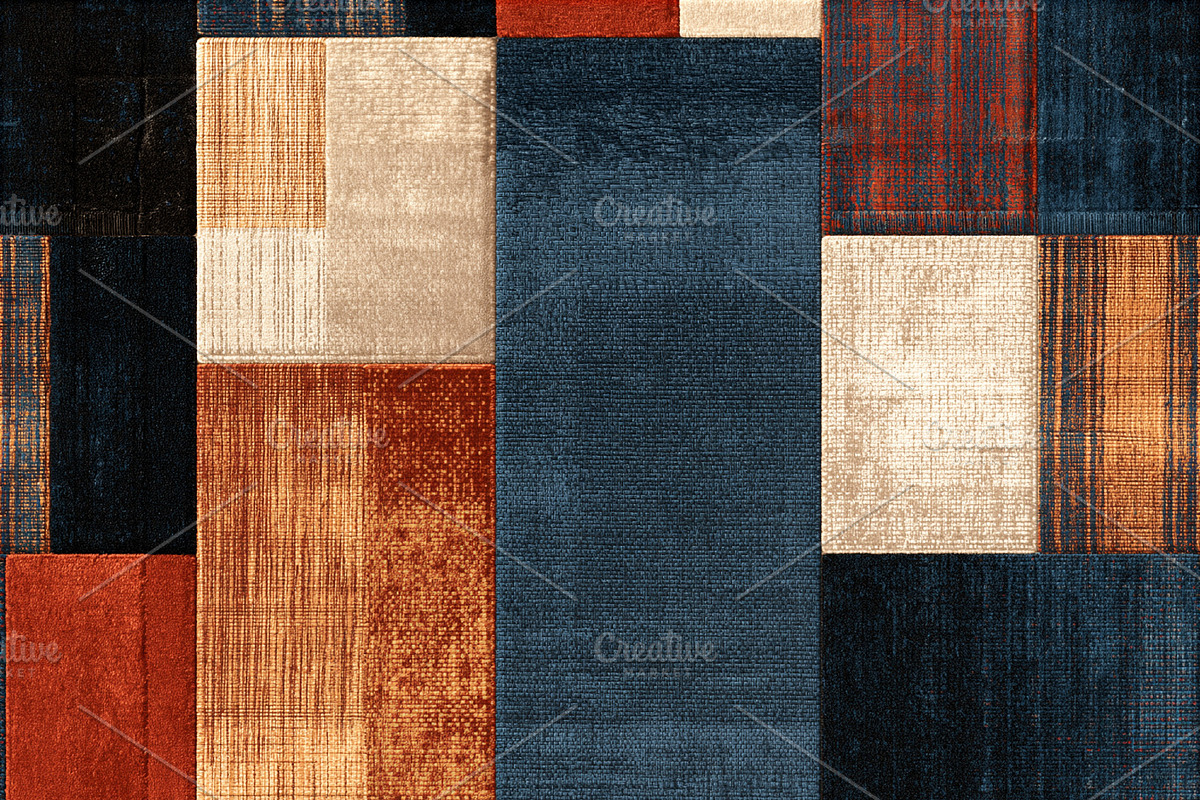 Seamless pattern abstract geometric pattern creating a patchwork, a Pattern Graphic by Studio ANNA