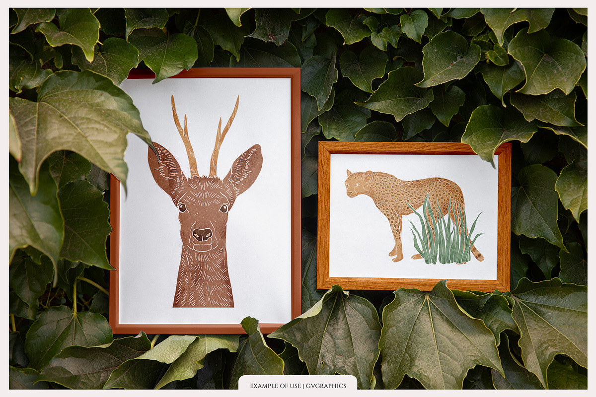 Into the Wild Collection, an Animal Illustration by GVGraphics (Photo 17 of 24)