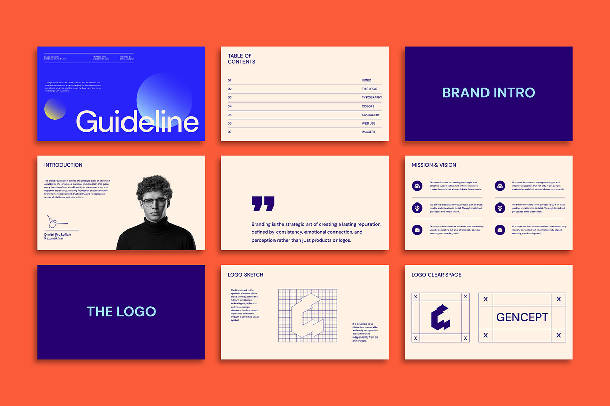 GENCEPT | Brand Guidelines Template, a Branding & Logo Template by Artisan Vibes (Photo 7 of 10)