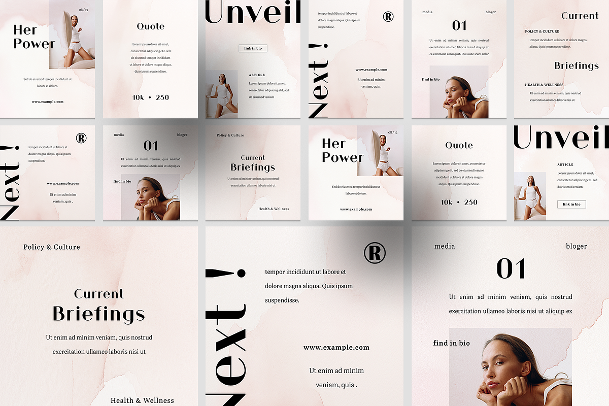 Neutral Aesthetic Social Media Pack, a Social Media Template by Filip Studio (Photo 4 of 5)