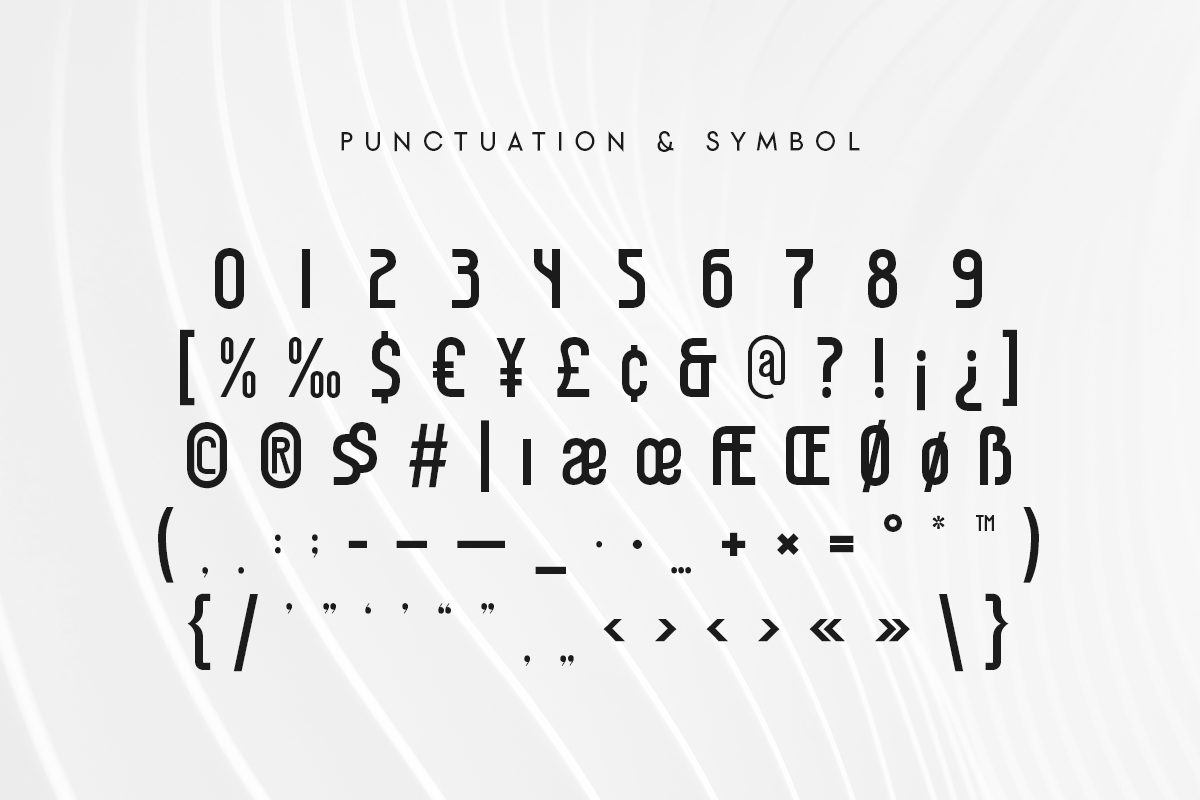Ronald - Modern Condensed Font, a Sans Serif Font by Hamz Studio (Photo 11 of 16)