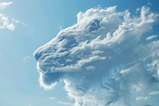 90 Clouds animals against a blue sky, an Animal Illustration by Handmadefont (Thumbnail 29 of 64)