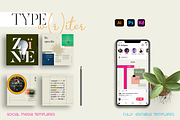 TYPEW(R)IGHTER INSTAGRAM TEMPLATE, a Social Media Template by maaariabouvier (Thumbnail 1 of 9)