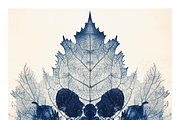 Role Co. Cyanotype Leaf in Symmetry, a Texture Illustration by milatovar (Thumbnail 10 of 21)