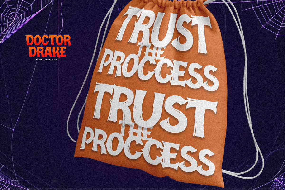 Doctor Drake - Horror Display Font, a Font by Gassstype (Photo 4 of 8)