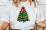 Coquette Christmas Tree Glitter Png, an Illustration by Craft Nest (Thumbnail 6 of 6)