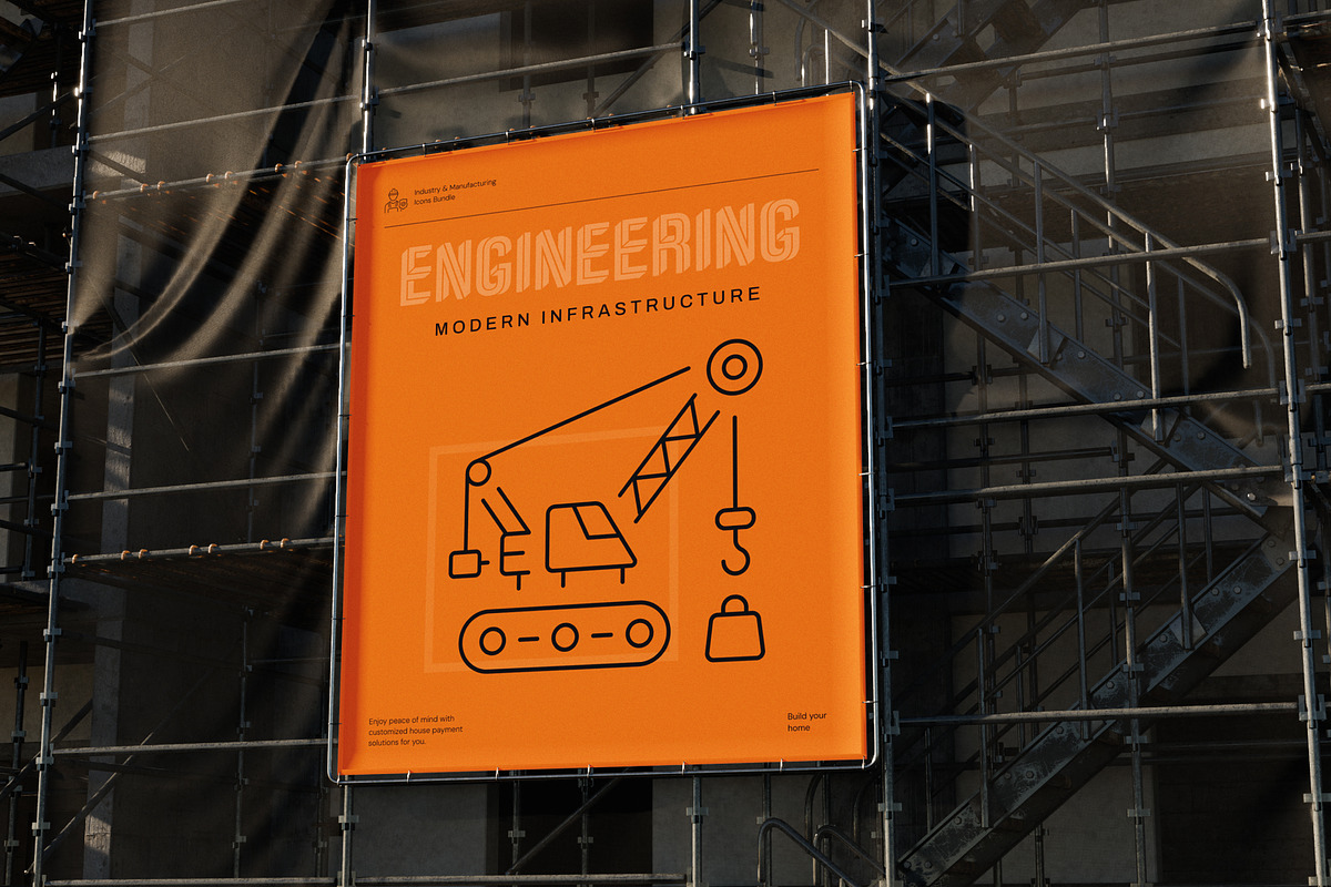 Industry and Manufacturing Icon, an Outline Icon by Prosymbols (Photo 3 of 23)
