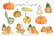 Early Fall Floral Pumpkin Watercolor, a Seasonal Illustration by Catch the Dream Art (Thumbnail 6 of 13)