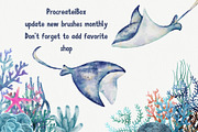 14 Procreate Watercolor Brushes, a Brush Add-On by ProcreateiBox (Thumbnail 8 of 8)
