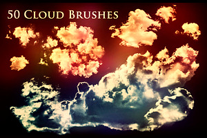 50 Cloud Brushes