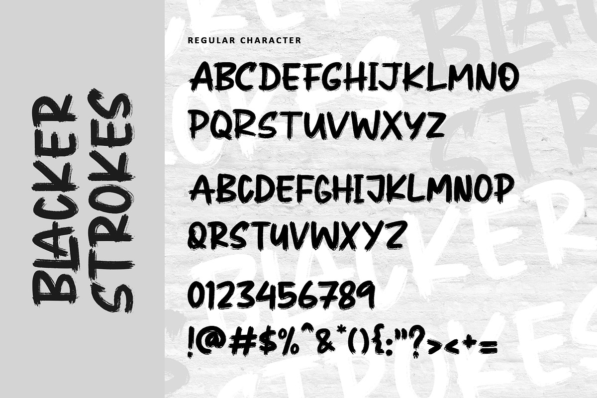 Blacker Strokes, a Handwritten Font by Letterara (Photo 9 of 12)