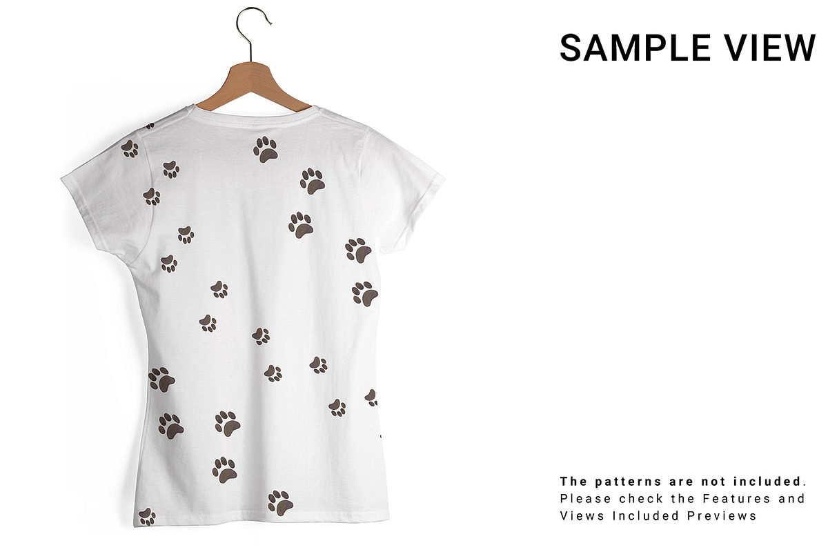 Women's T-Shirt and Jeans Mockup Set, a Shirt Mockup by mock-ups (Photo 6 of 11)