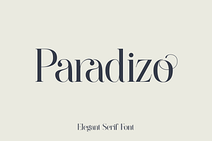 Paradizo - Elegant Serif Font