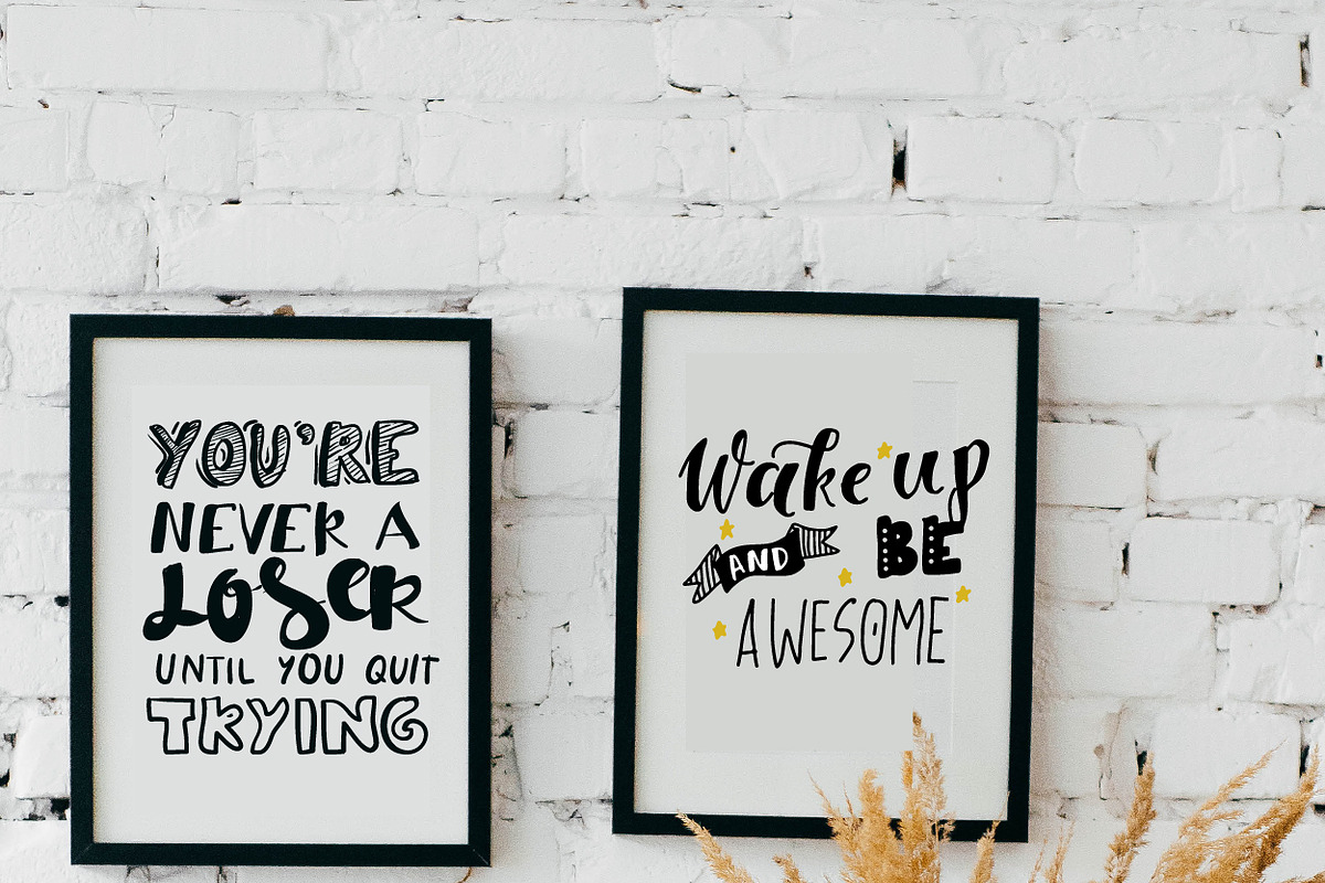 Motivational posters, an Illustration by Veronika M (Photo 4 of 4)