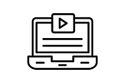 Video Line Icon, an Icon by Pexelpy (Thumbnail 2 of 2)