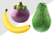 Tropical fruits, an Object Graphic by Fruits+Veggies (Thumbnail 2 of 7)