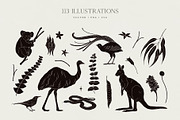 Southern Silhouettes Collection, an Animal Illustration by rouxsupplyco (Thumbnail 2 of 17)