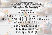 Rainbow Cake | Script Font, a Script Font by Scratchones (Thumbnail 7 of 9)
