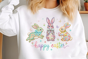 Faux Yarn Easter Png Happy Easter, an Illustration by Designking