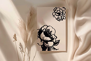 Inky Flowers Doodle Stamps Procreate, a Brush Add-On by Dervik Art Store (Thumbnail 3 of 8)