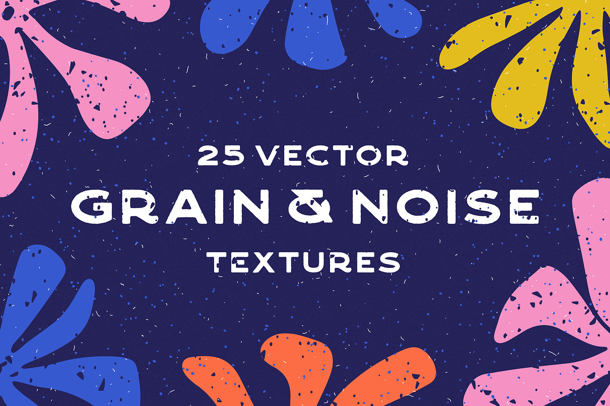 25 Vector Noise & Grain Textures, a Texture Graphic by Artec Maison (Photo 1 of 11)