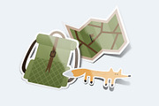 Great Outdoors Map Creator, an Animal Illustration by katieromanoff_art (Thumbnail 7 of 13)