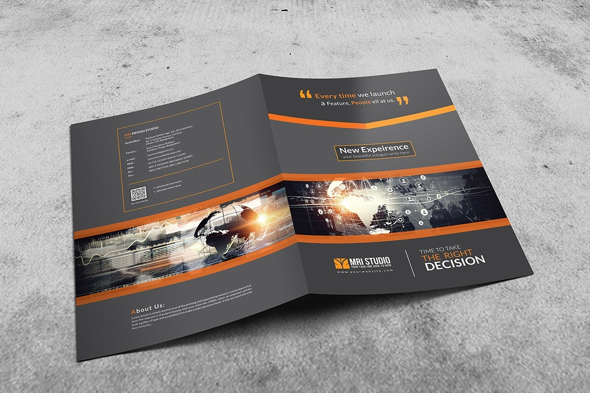 Corporate Presentation Folder, a Stationery Template by MRI STUDIO (Photo 4 of 4)