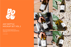 Any Bottle Mockup Set - Vol 1, a Product Mockup by DOBE Studio