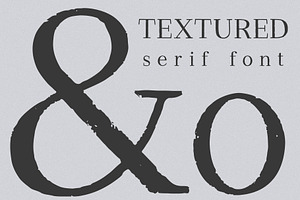 Arenosa Textured Serif Font